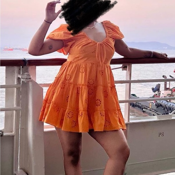 Zara Orange Dress - Picture 4 of 4